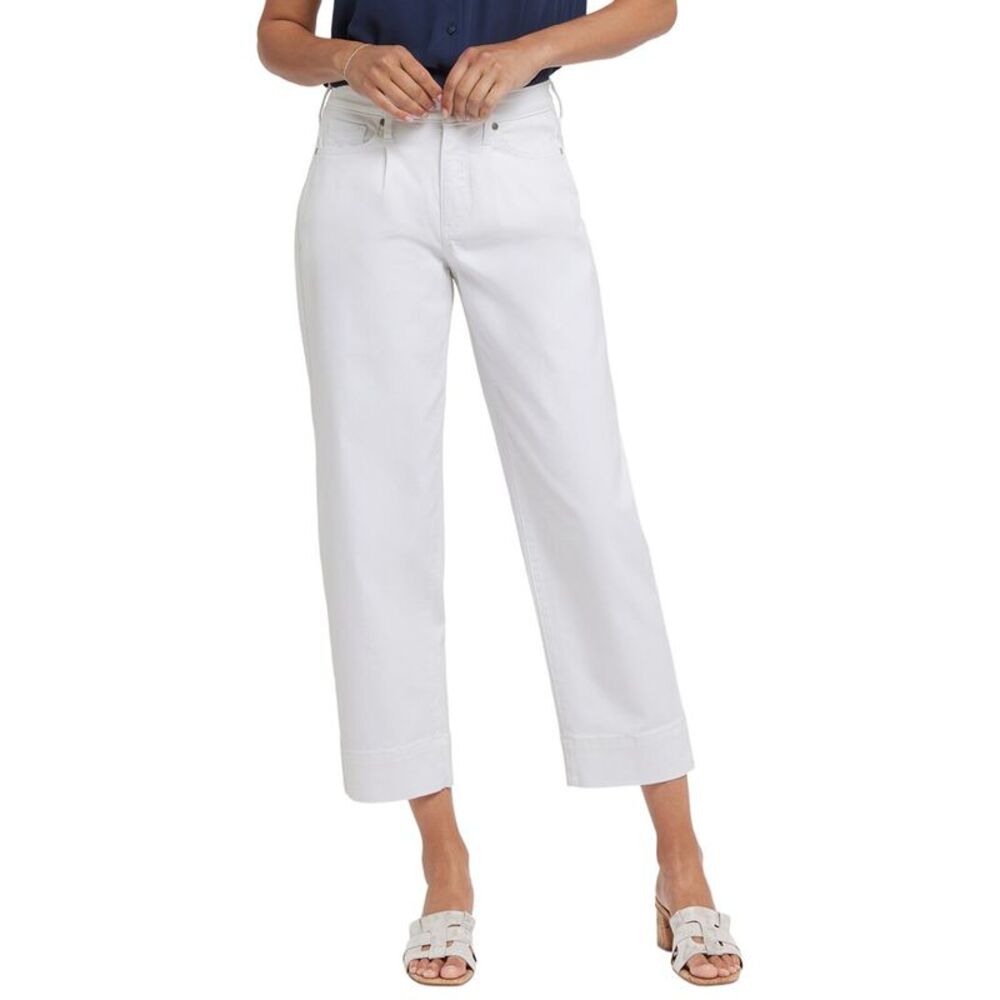 New NYDJ “Lift Tuck” Technology White Cropped Jeans